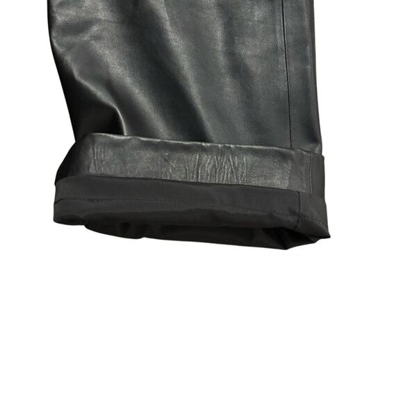 Lafayette 148 New York Straight Leg Leather Pants - Picture 4 of 6